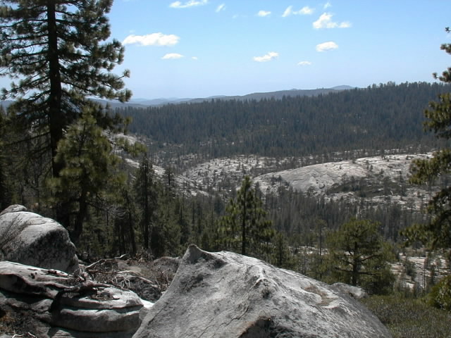 Overlooking Kibbie Canyon